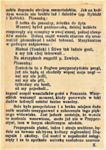 Wycinek z gazety